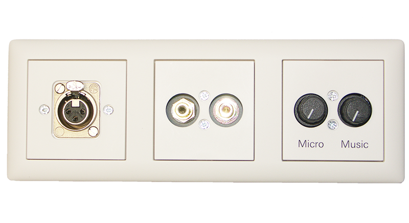 Super Programm Serie 
          Lautstärkesteller/Programmwahl 
          Kombination mono 100 V