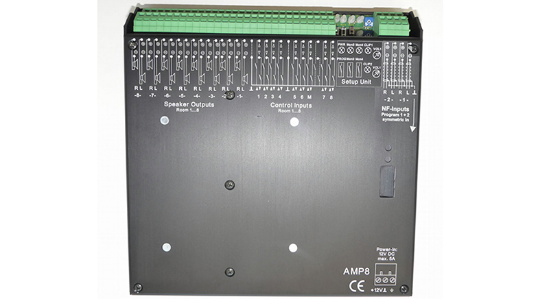 Multiroom Verstärker AMP8 mit 8 Stereozonen