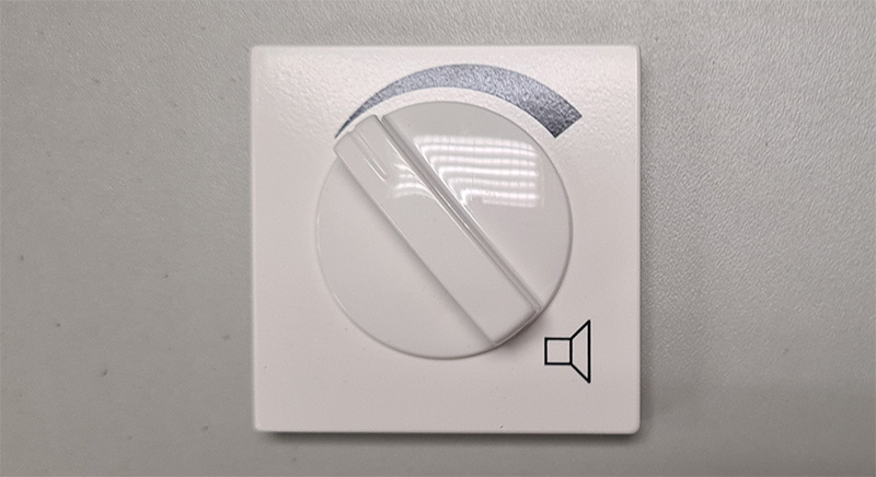 Oberteile für Lautstärkesteller JUNG LS990 alpinweiss